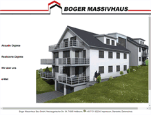 Tablet Screenshot of boger-massivhaus.de